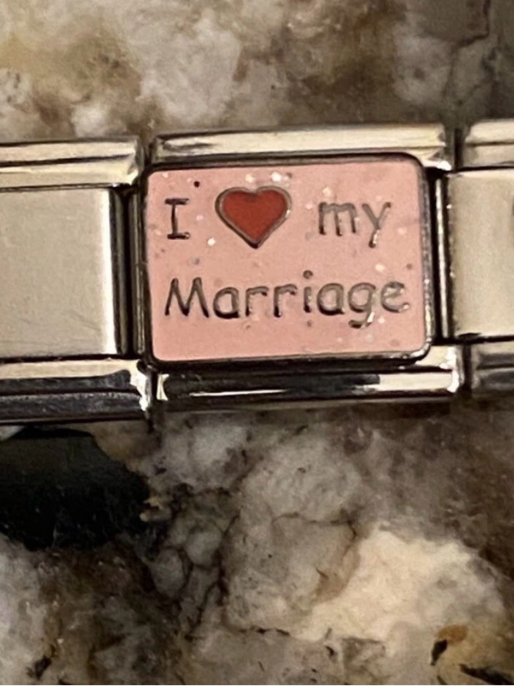 18 Charm Bride/ Wedding/ Honeymoon/ Engagement Bracelet Italian Charm Bracelet - Picture 3 of 6